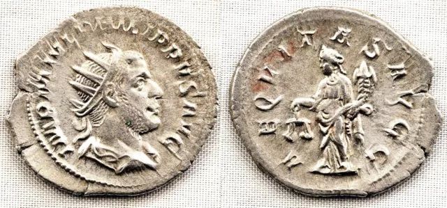 Empire Romano-Filipo I.Antoniano. 244-247 D. C. Rome EBC / XF Silver 0.1oz