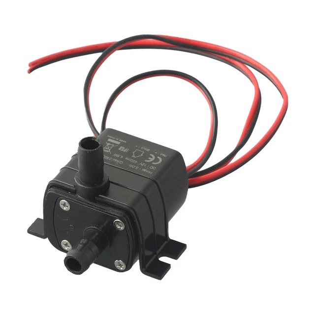 Pompa Micro JT-500 5 Metri Colonna Pompa D'acqua Sommergibile Mini, 600 L/h, 14 L/min, Portata 5 M, 6-15V DC, Per Fontane, Acquari, Irrigazione Pompa Per Fontana Giardino - Foto 4