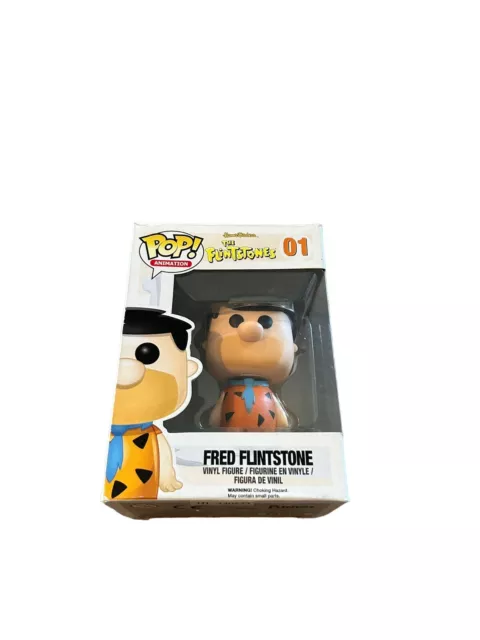 Funko Pop!Animation The Flintstones #01 - Fred Flintstone Vinyl Figure  Vaulted!!