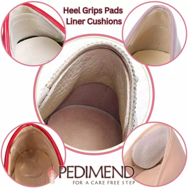 PEDIMEND™ Heel Grips Pads Liner Cushions for Shoes Too Big & Prevents Heel Pain