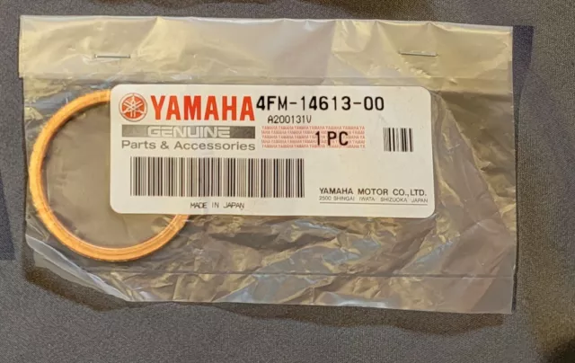 (1) Yamaha OEM Genuine 4FM-14613-00 GASKET EXHAUST Manifold pipe