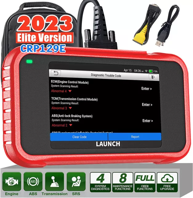 2023 LAUNCH CRP129E PRO Valise Multimarque Outil de Diagnostic Auto OBD2 Scanner