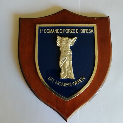 K218 Crest "1° Comando Forze di Difesa" Sit Nomen Omen 