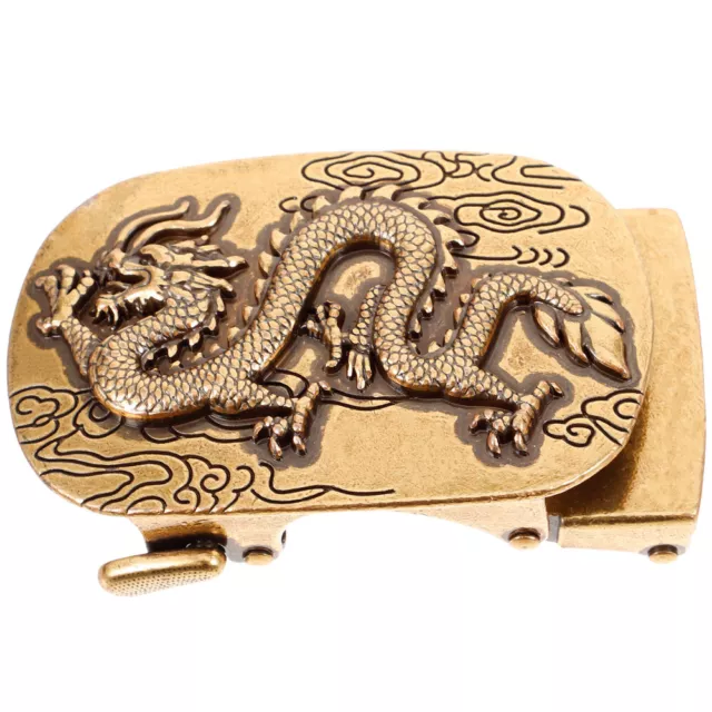 Waist Belt Buckle Dragon Pattern Jeans Belt Buckle Retro Belt Buckle Clothing