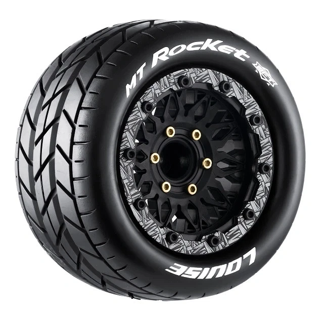 Pneus Et Jantes Louise X-Cyclone Pour Traxxas XMaxx - Technologie MFT, Gomme Sport, Pour Conduite Extrême