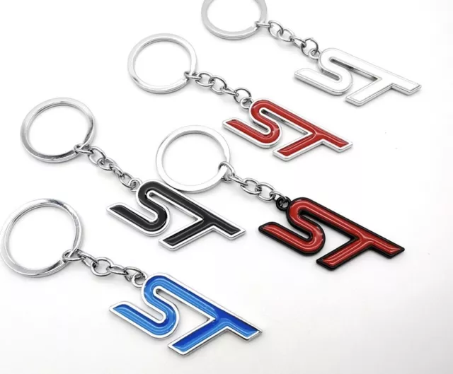 Ford ST Badge Keyring Car Key Keychain Gift Present Focus Fiesta