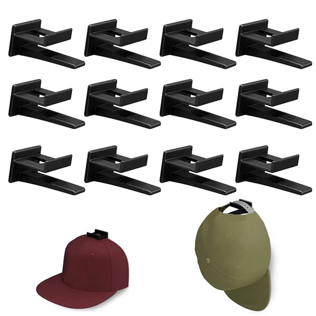 Baseball Cap Hat Rack Wall Door Hanger Holder Storage Organizer Hooks Adhesive