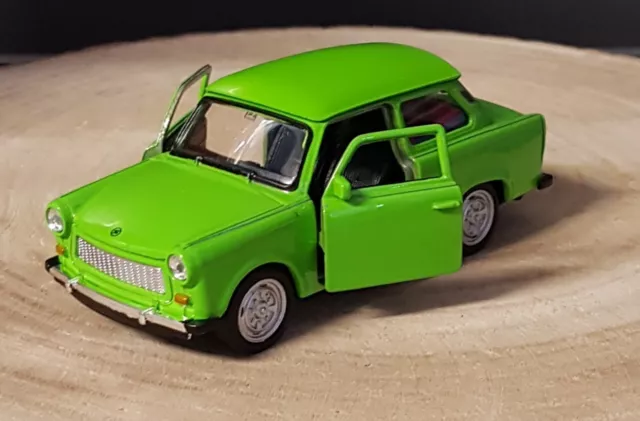 TRABANT 601  , BLICKFANG "   ,   VON WELLY  , GRÜN   , ca.: 1 : 43