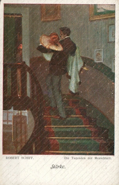 Die Tugenden der Menschheit Robert Schiff Starke Postcard