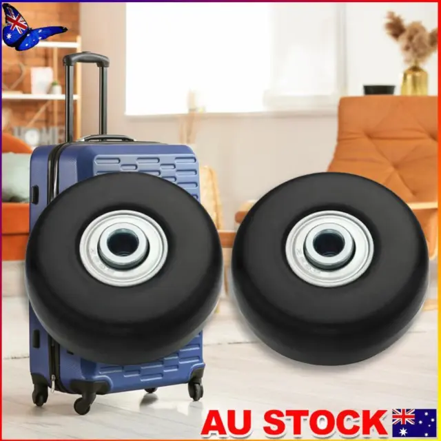 1 Pair Suitcase Wheels Wear Resistant Trolley Case Wheels Repair Tool(50*18mm)