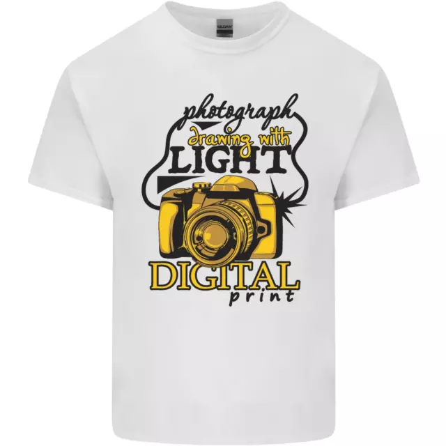 Photography Drawing With Light Photographer Mens Cotton T-Shirt Tee Top