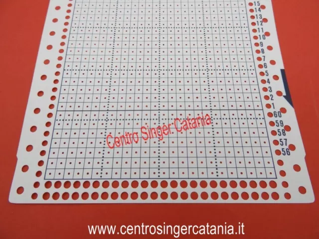 Scheda schede da perforare vuote carta perforazione vuota 10PZ Brother Originale 2