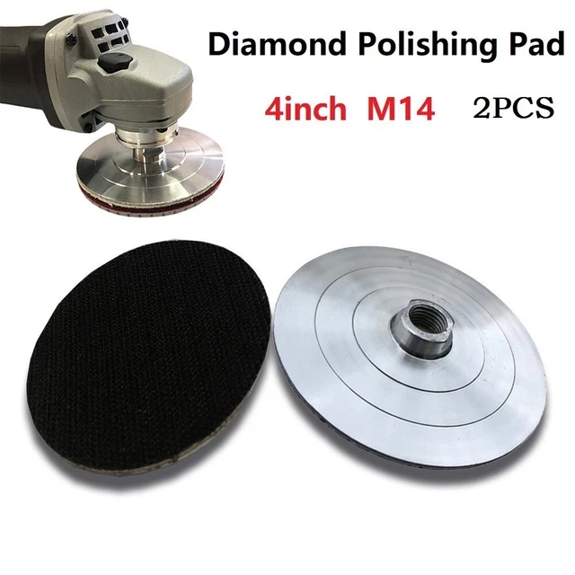 Pad lucidanti filo buffing 2 pz abrasivi lucidante di supporto in alluminio