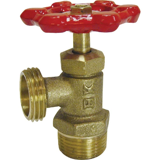 3/4 In. MIP x 3/4 In. Hose Thread Brass Boiler Drain 102-004  102-004 3/4" MIP