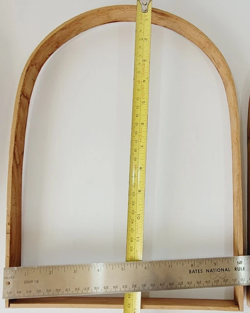 10 x 14 x 1 D Anillo Cesta Manija Aro Roble Cesta 2