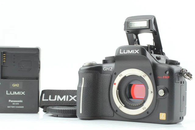 SH:165/ Near MINT Panasonic Lumix DMC-GH2 Micro Four Thirds Digital Camera JAPAN