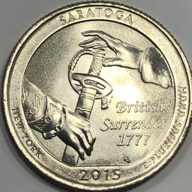 2015 P - Saratoga National Park ATB Quarter Dollar Coin