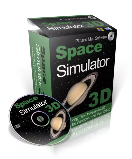 Explore Real Space In 3D Space Simulation And Astronomy Software On CD-ROM