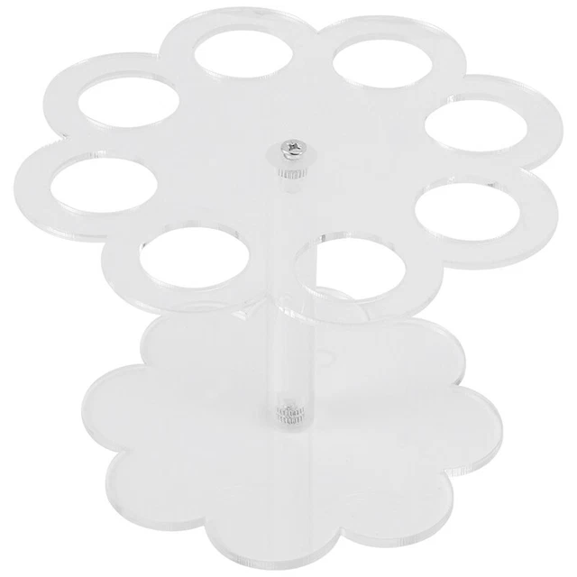 Detachable 8 Löcher Acryl Eistüte Halter Stehen X8I37017