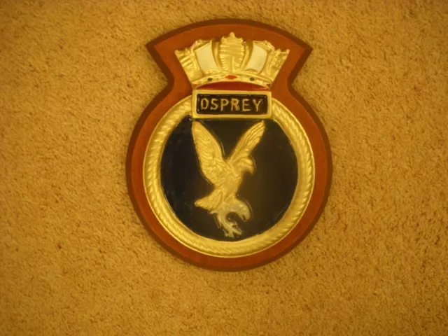 Royal Navy HMS Osprey ships crest