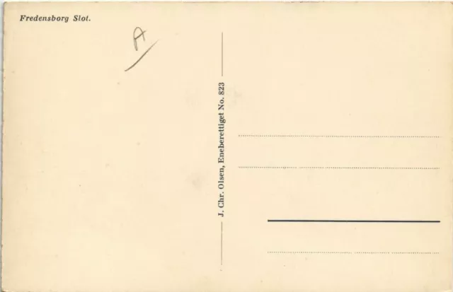 CPA AK FREDENSBORG Fredensborg Slot DENMARK (1118377) 2