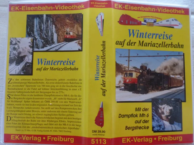 EK-Eisenbahn-Videothek Eisenbahn-Video-Kurier 5113 Winterreise Mariazell Neu!