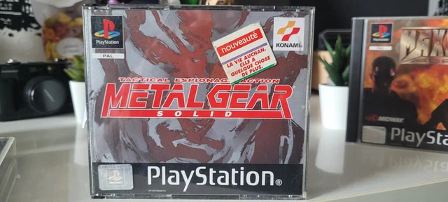 Jeu PS1 METAL GEAR SOLID – Édition PAL FR 1999 Complet, Très Bon état