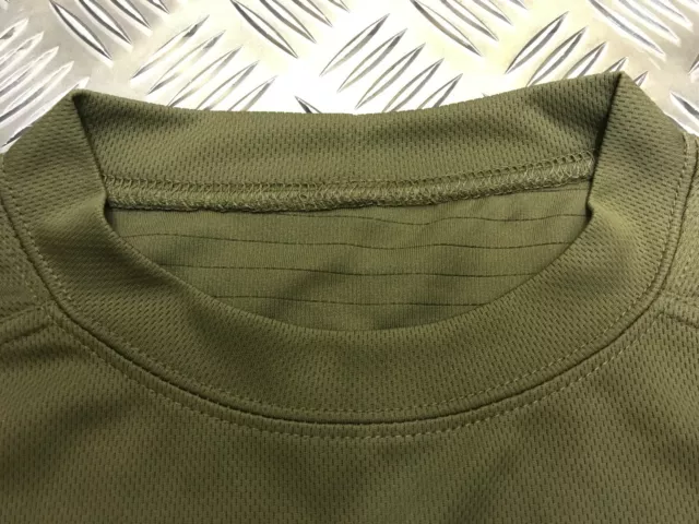 Mesh T-Shirt Anti Static Self Wicking Army Green / Olive Activewear - Used