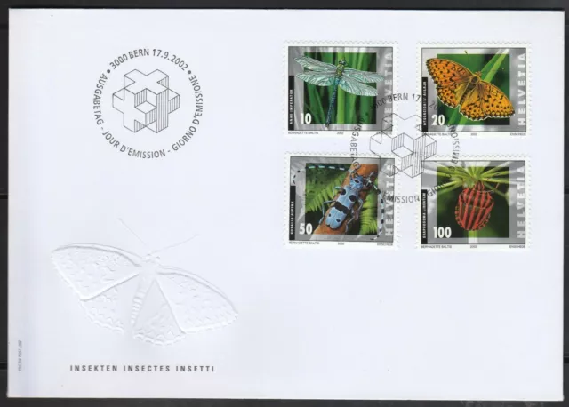 SCHWEIZ MiNr. 1802/05 "Insekten" auf FDC