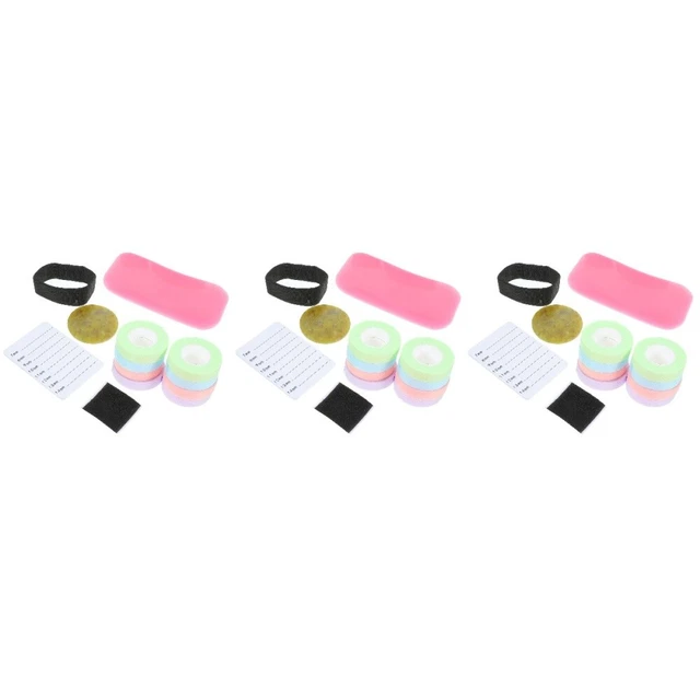33 PCs Pestañas Kit de extensión Pegamento Pestañas Pestañas Silicon Pad Lash