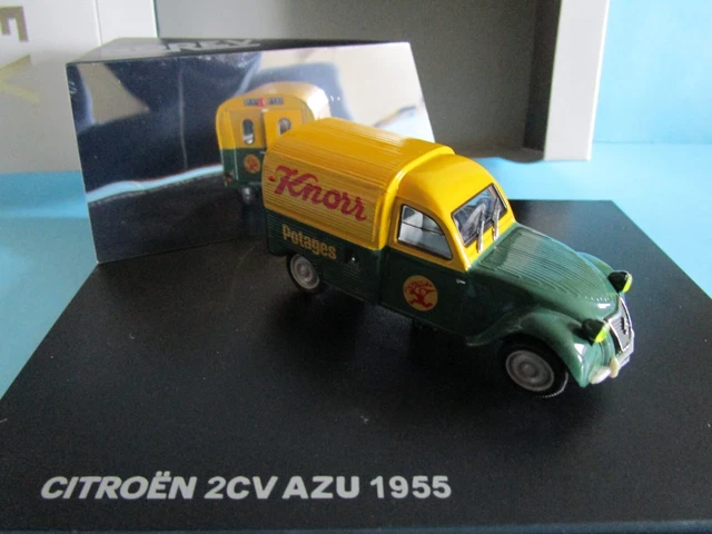 NOREV HACHETTE 1/43 Citroën 2 CV AZU 1955 Bassin de Vichy Saint-Yorre
