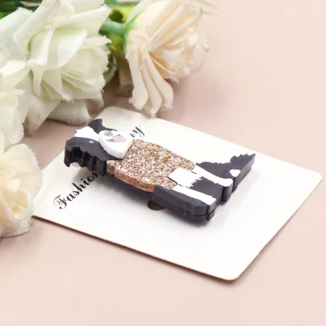 Acrylic Corgi Dog Brooch Dogs Jewelry Accessories Cute Brooch Pins