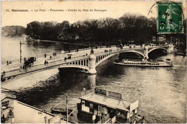 CPA Suresnes Le Pont panorama (1312970)