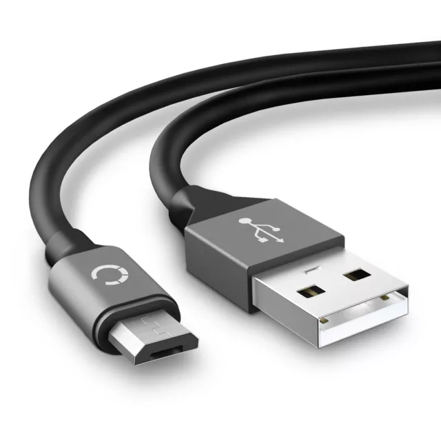 USB Kabel für TomTom Via 135M Via 135 Go Premium Via 1505 Ladekabel 2A grau