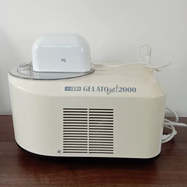 MAGIMIX GELATO CHEF 2000 Ice Cream Maker Sorbet and Custard Ice Cream Maker 100.00 PicClick UK