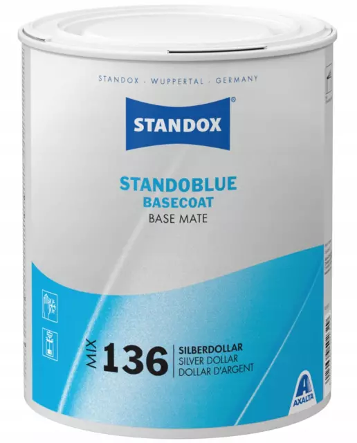 Standox Standoblue Mix 136 Base Painting Silver Dollar 3.5 L