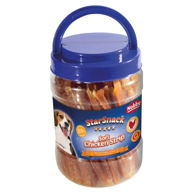 Nobby Cani Starsnack Morbido Pollo Striscia 450 G, Nuovi