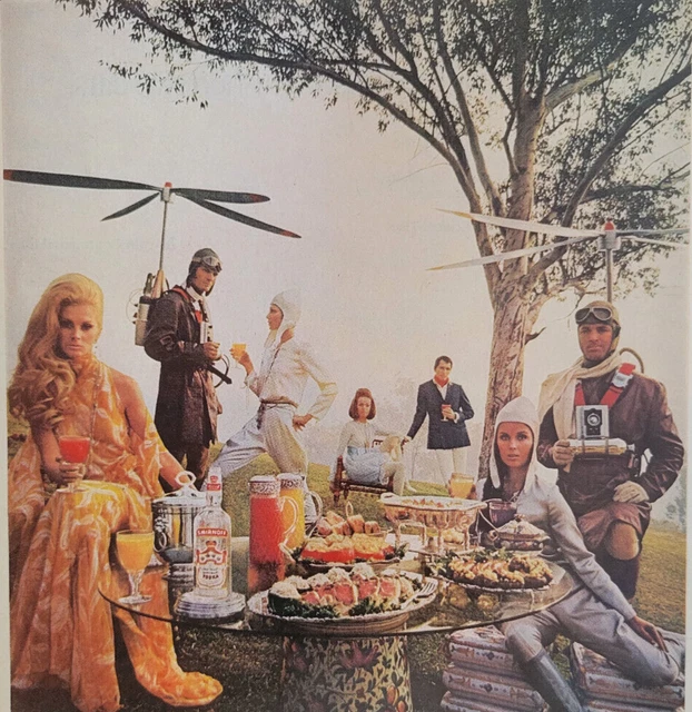 Smirnoff Vodka "Worth Dropping By For" 1969 Original Ad Time ~8x11"