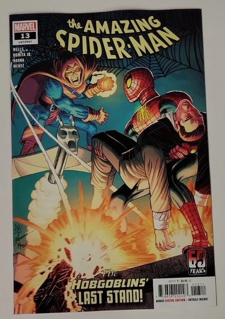 🔑Amazing Spider-Man #13 01/2023 Nm/Nm- 1St App Gold Goblin Marvel Comics