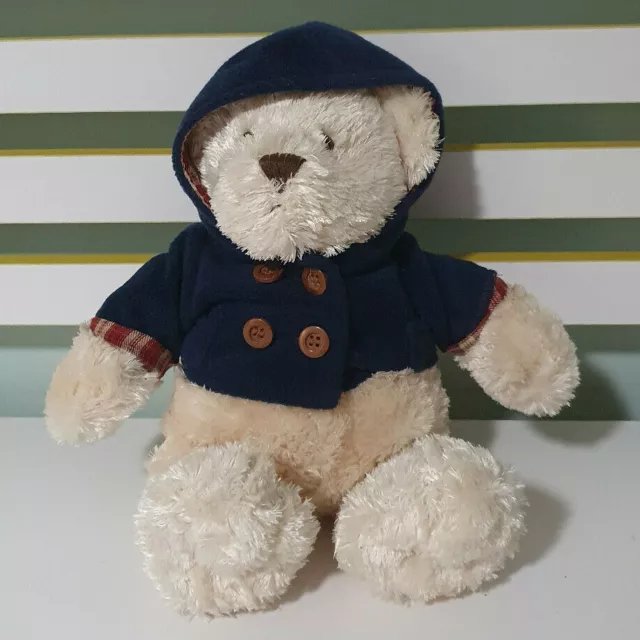 MYER BEAR MYER Teddy Bear Henry Christmas Bear Blue Hoodie 30Cm