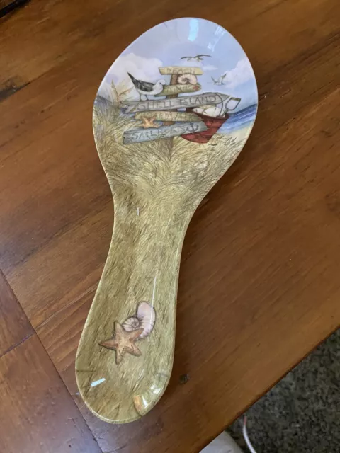 Keller Charles Melamine Spoon Rest, Beach