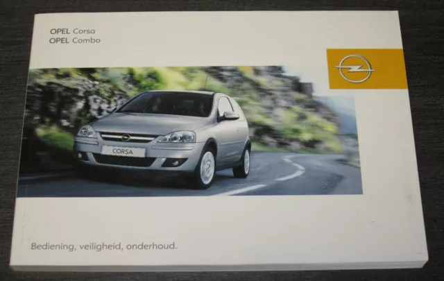 Betriebsanleitung Handbuch Opel Corsa Combo Handleiding Onderhoud Stand 09/2003!