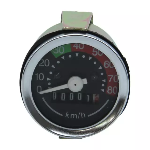 Tachometer Tacho 0 - 80 km/h 48 mm für Puch Maxi S N DS MS MV VS 50 Moped Mofa 2