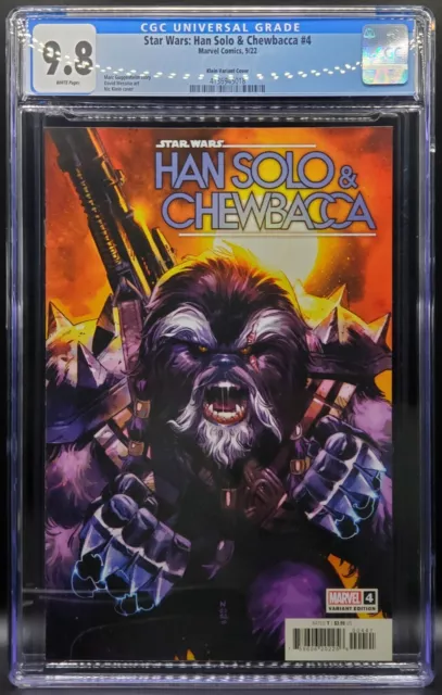 Star Wars: Han Solo & Chewbacca 4 CGC 9.8 Klein Variant Cover, 1:25 Incentive