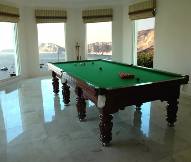 aristocrat billiard pool table table 8 all hardwood slate