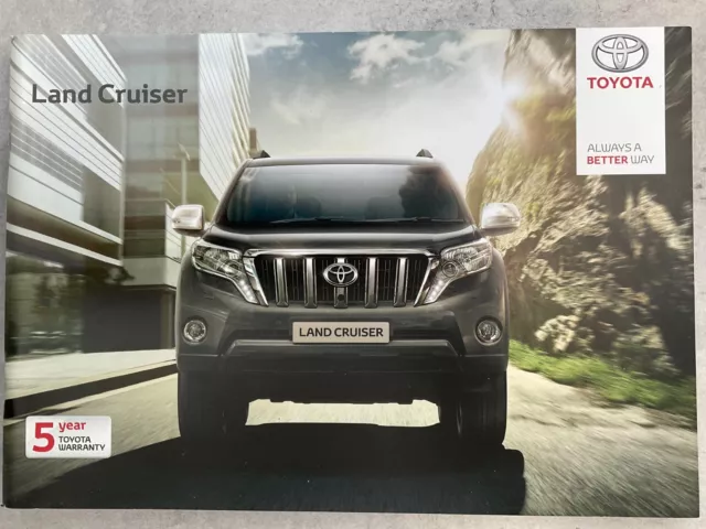 Toyota Land Cruiser UK Market Car Sales Brochure - December 2016