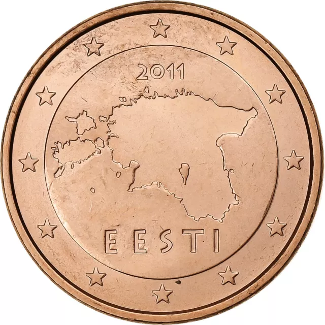 [#1250707] Estonia, 5 Euro Cent, 2011, Vantaa, MS, Copper Plated Steel, KM:63