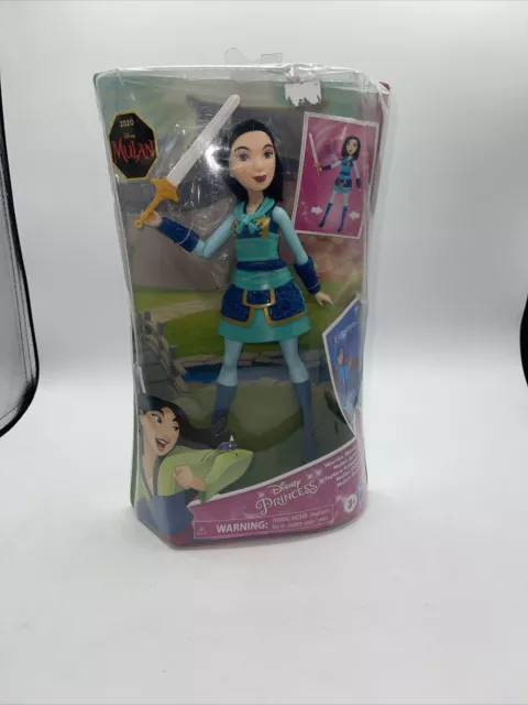 Disney Princess Warrior Moves Mulan Doll 2020 New Sealed Hasbro
