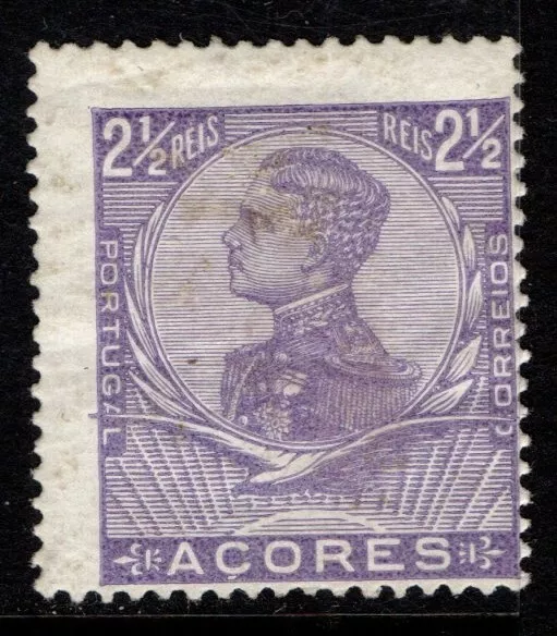 Portugal Azores 1910 2½ reis King Manoel SG190 Mint