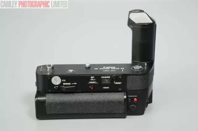 Canon AE Motor Drive FN & Canon batteria FN. Classificato: EXC+ [#11019]